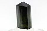 Gemmy, Sharply Terminated Green Elbaite Tourmaline - Brazil #209800-4